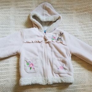Toddler Jacket Zippered Hoddie Thumper size 18m
